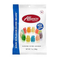 Albanese Sour 12 Flavor Gummi Bears, 7 oz.