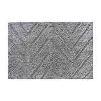 Signature Cotton Yarn Bath Rug, Gray
