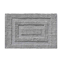 Signature Chenille Bath Rug, Gray