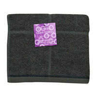 Cotton Hand Towel, Striped Green, 16 in x 26 in