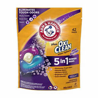 Arm & Hammer with OxiClean Odor Blasters 5-in-1 Power Paks, Fresh Burst, 42 ct