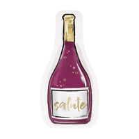 Wine Bottle Shaped Party Plates, 10.25 in, 8
