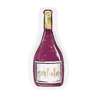 Wine Bottle Shaped Plates, 8ct