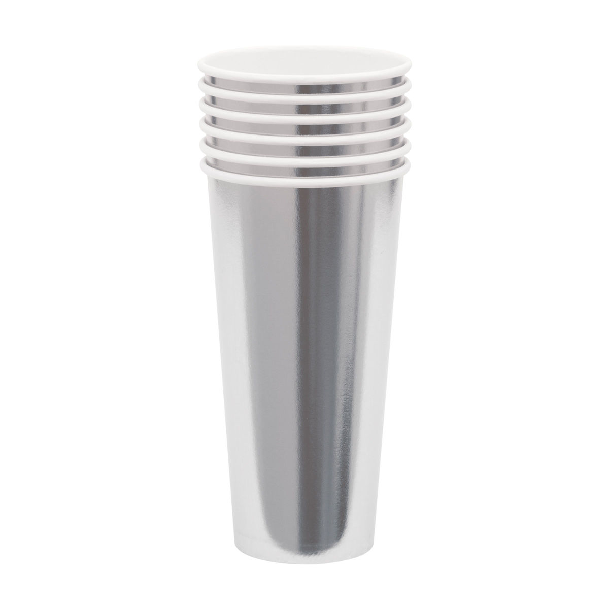 Silver Paper Cups, 20 oz, 6 Count — pOpshelf penny item