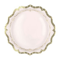 Golden Garden Party Plates, 9.25 in, 8 ct