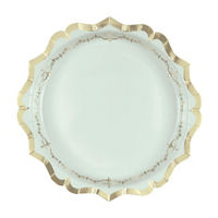 Golden Garden Party Plates, 8.25 in, 8 ct