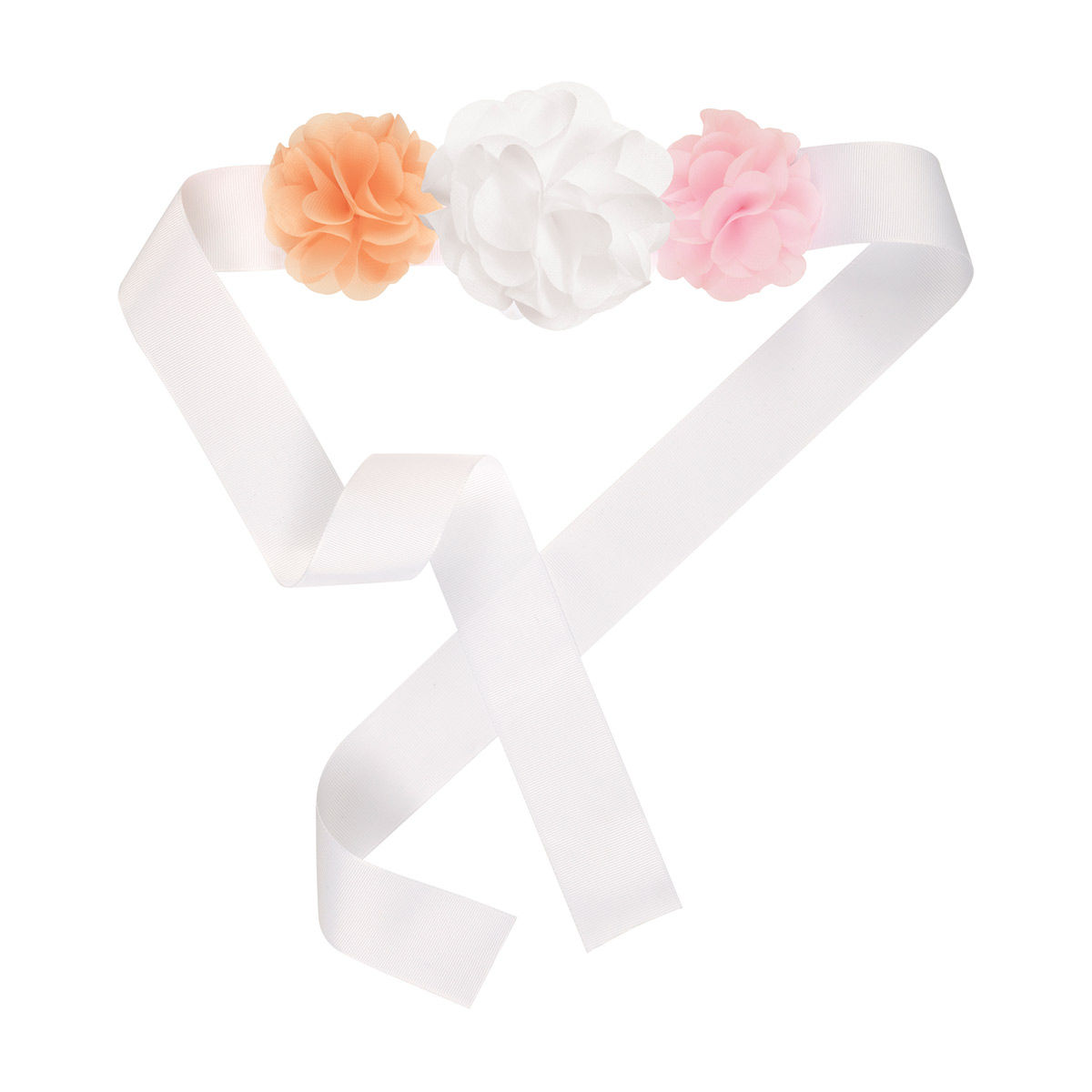 Baby Shower Sash With Chiffon Flower Decorations — pOpshelf penny item