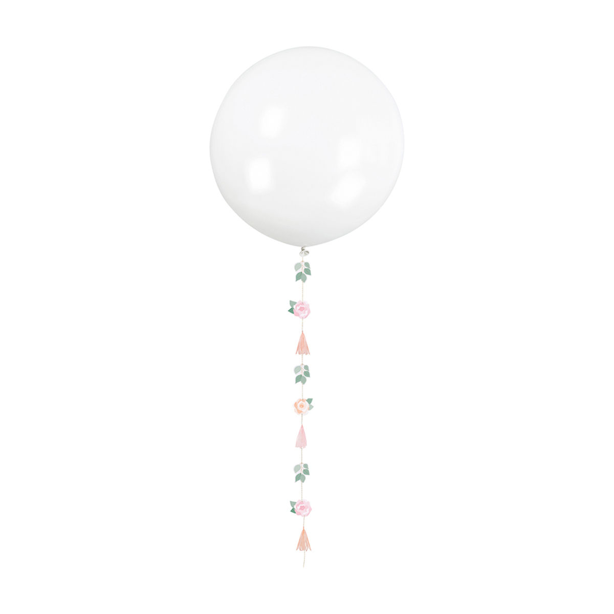 Giant Latex Pink Blooms Balloon With Tassel Tail, 24 in — pOpshelf penny item