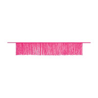 Fabric Pink Fringe Garland, 5 ft