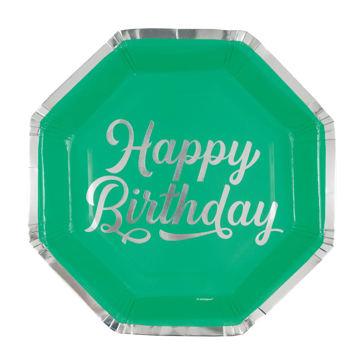 Foil Trimmed Birthday Party Plates, 8.25 in, 8 Count — pOpshelf penny item