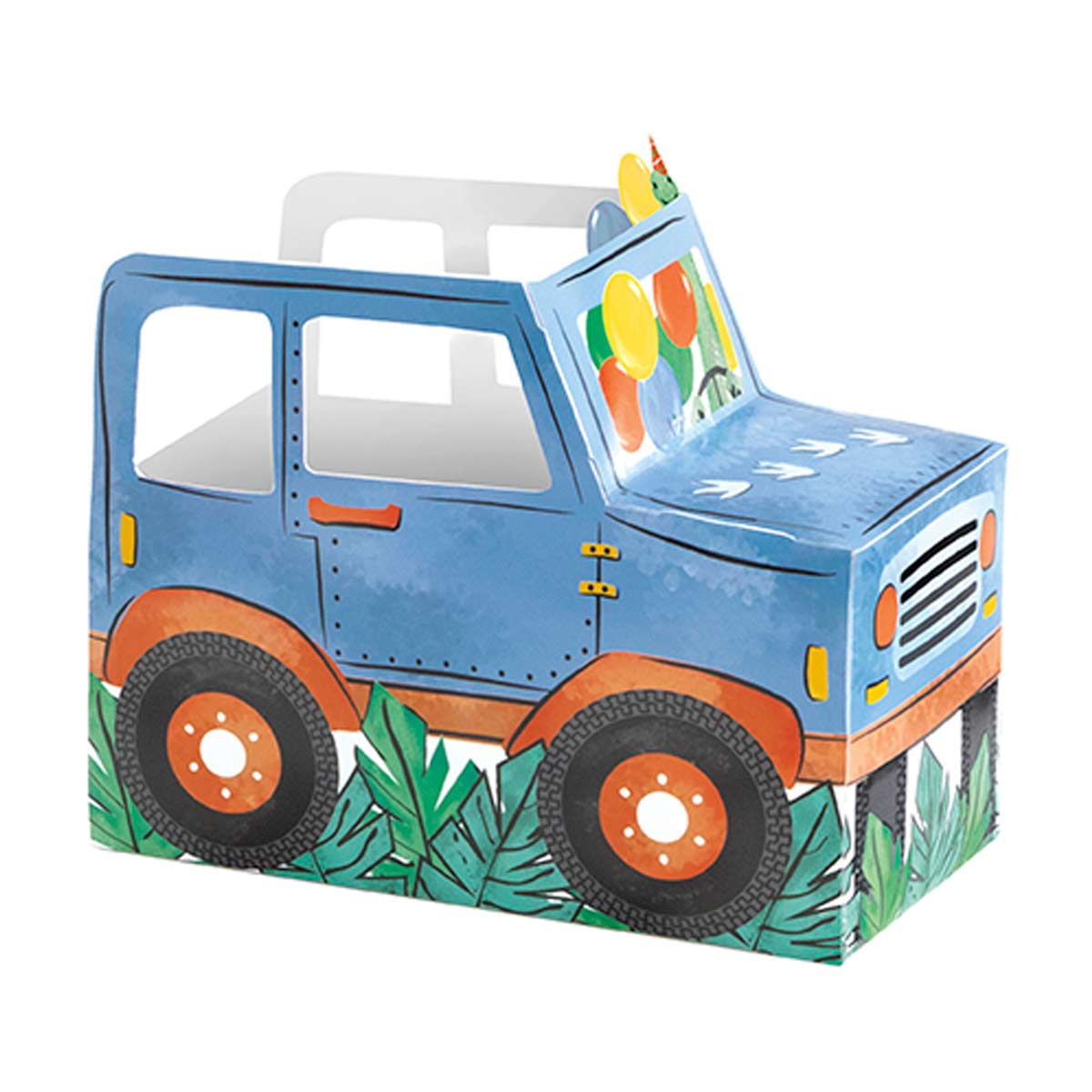 Partying Dinosaurs Truck Shaped Paper Pop-Up Food Trays, 4 Count — pOpshelf penny item