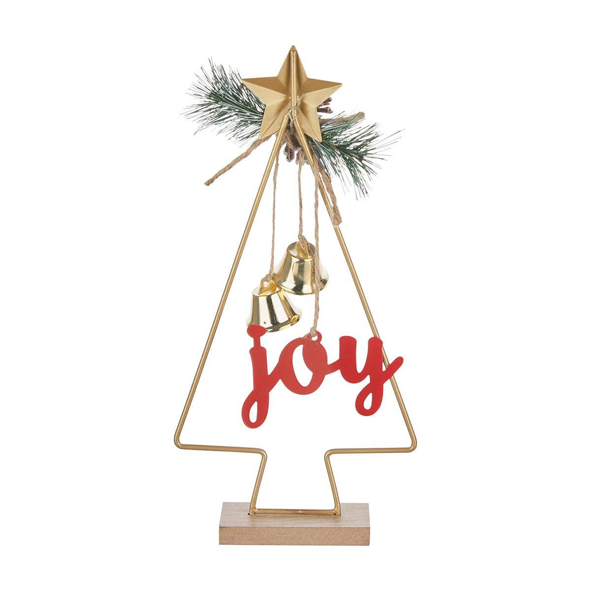 Christmas Metal Tree with Dangle & Star Topper, Assorted — pOpshelf (SKU 36050601)