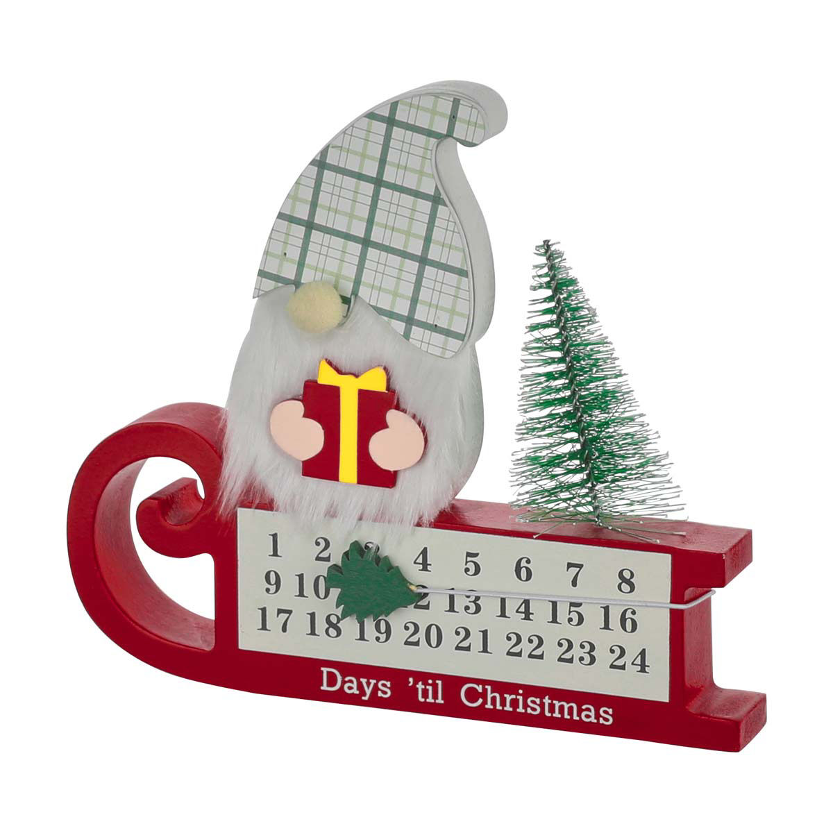 Christmas Sleigh Countdown Tabletop Décor, Assorted — pOpshelf (SKU 36054201)