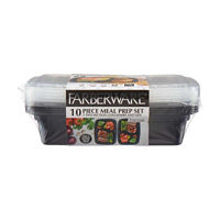 Farberware Meal Prep Set, 10 sets, Rectangular 2