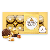 Ferrero Rocher Gourmet Hazelnut Milk Chocolate Gift Box,