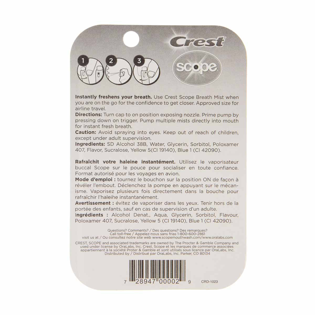 Crest Scope Breath Mist