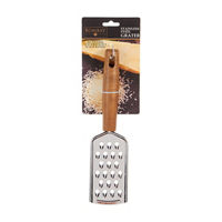 Bombay Acacia & Stainless Steel Grater