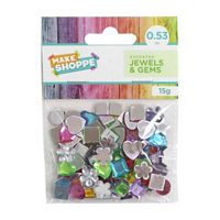 Assorted Small Jewels and Gems, 0.53 oz