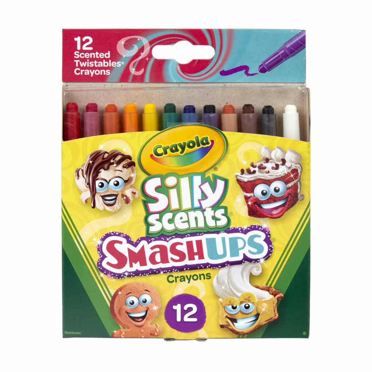 Crayola 12ct Silly Scent SmashUps Mini Twistable Crayons