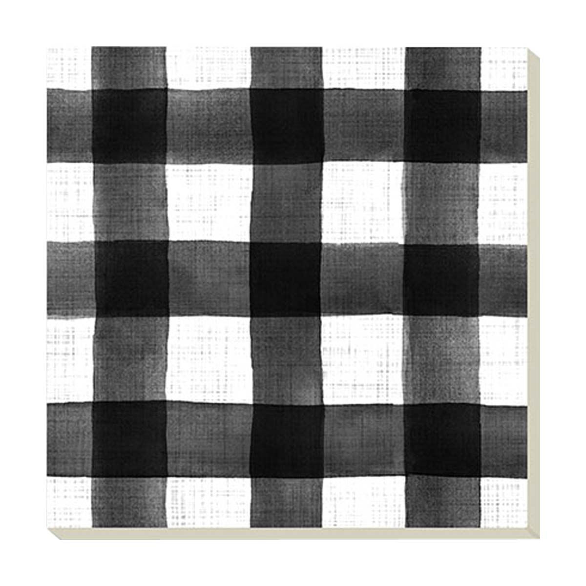 Black And White Plaid Coaster — pOpshelf (SKU 36553101)