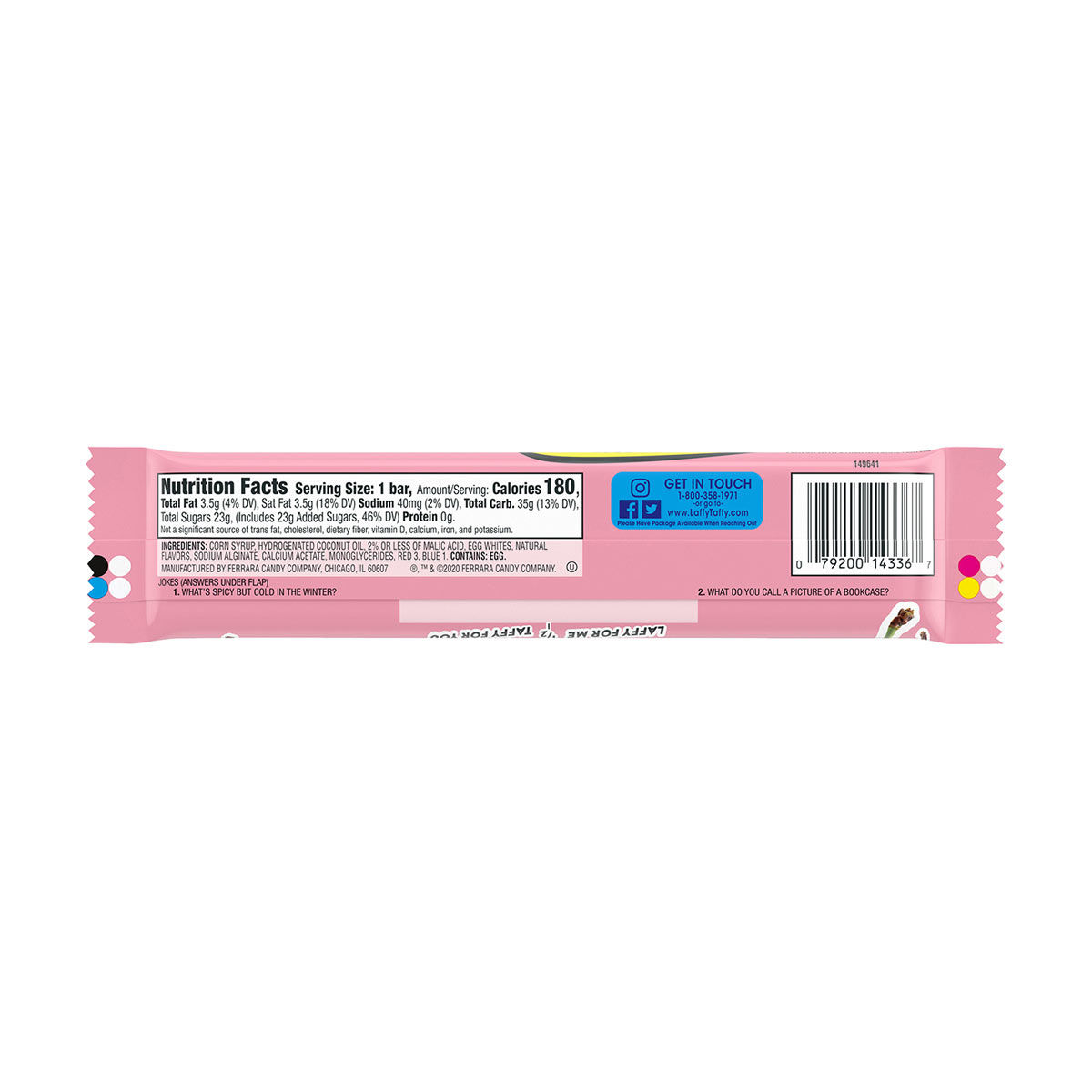 Laffy Taffy Cherry Candy, 1.5 oz