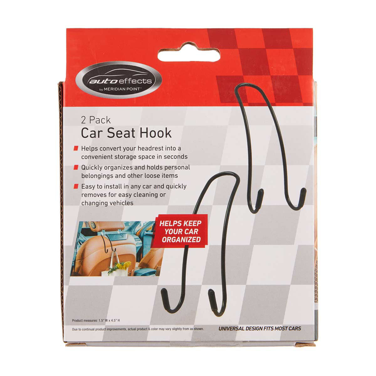 Car Seat Hook, Pack of 2