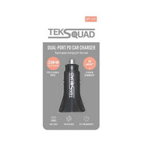 TekSquad Car Charger, Dual Port