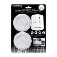 Xtreme Lit Wireless Tap Lights with Remote Control,