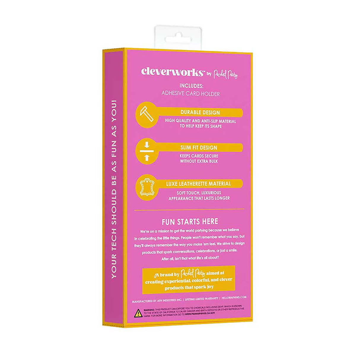 Cleverworks Phone Wallet, Checkered