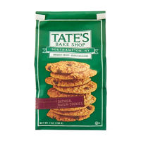 Tate's Bake Shop Oatmeal Raisin Cookies, 7 oz