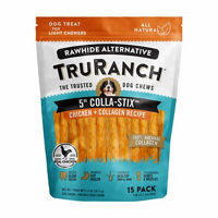 Tru Ranch 5" Colla-Stix Dog Chews, Chicken Flavor, 15 ct