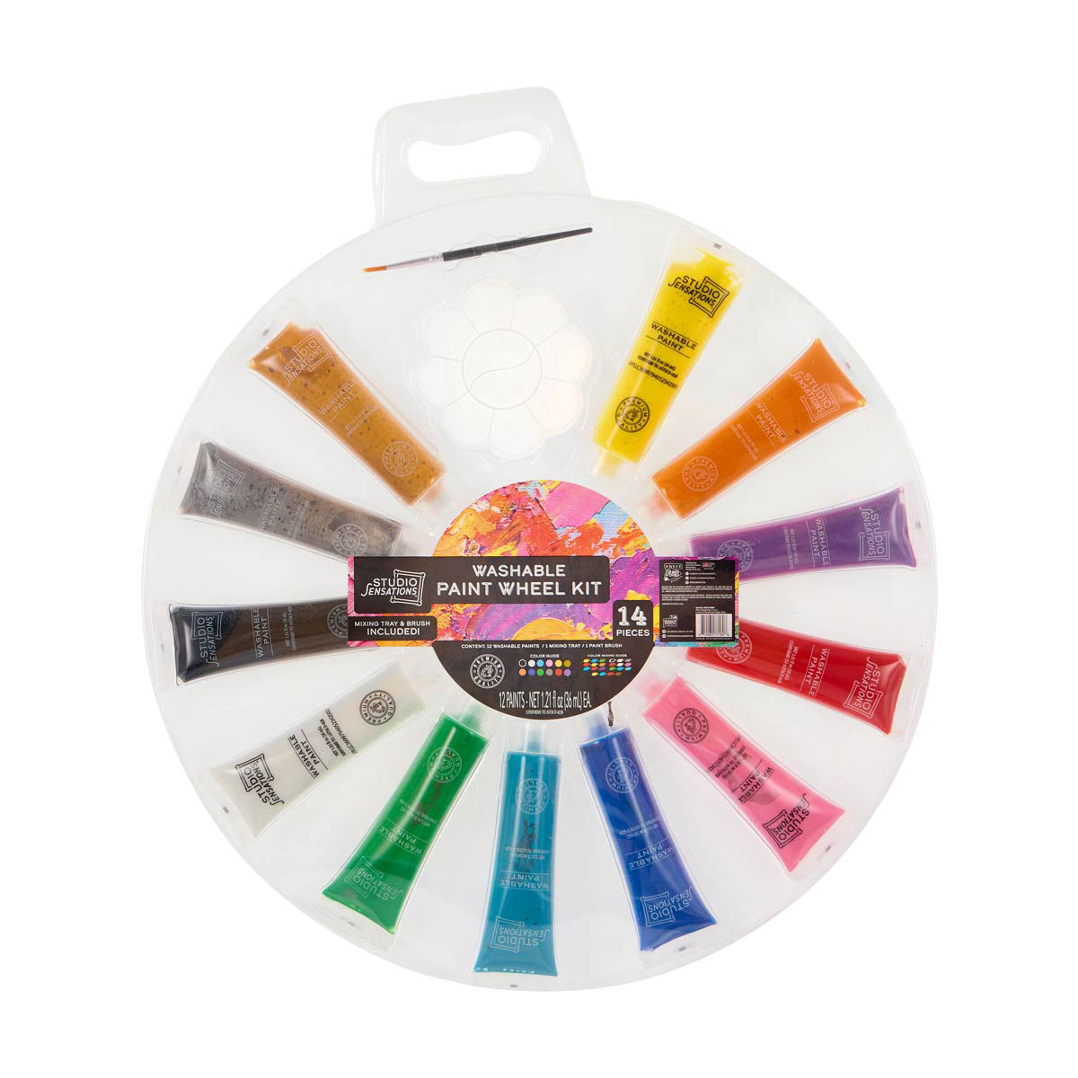 Studio Sensations Washable Paint Wheel Kit, 14 Pieces — pOpshelf penny item