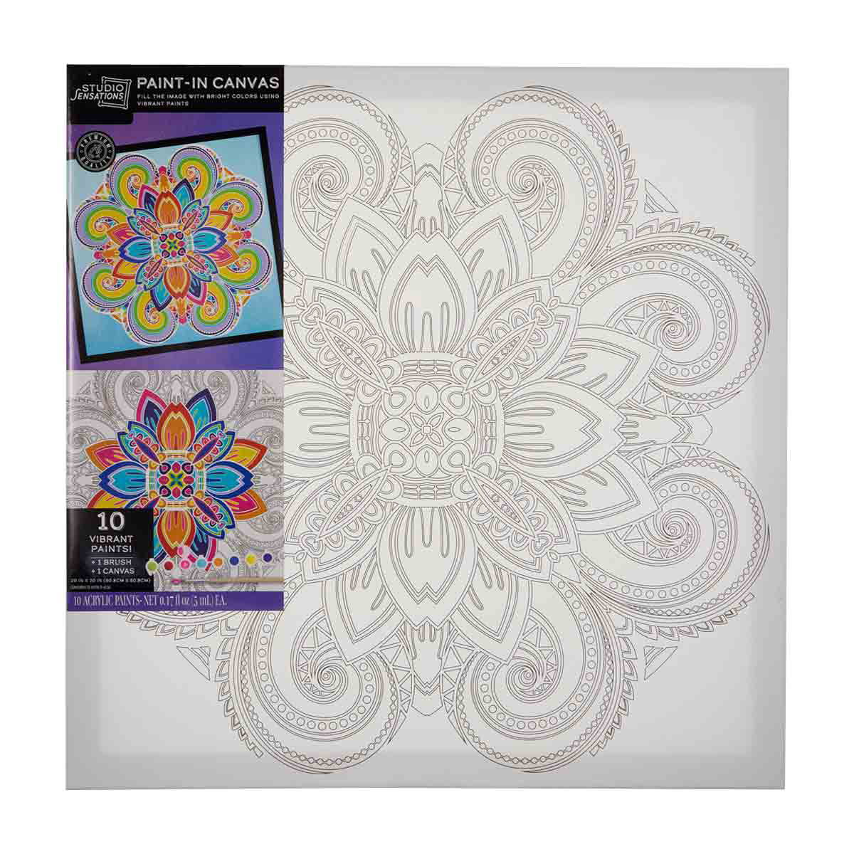 Studio Sensations Mandala Canvas Painting Kit — pOpshelf penny item