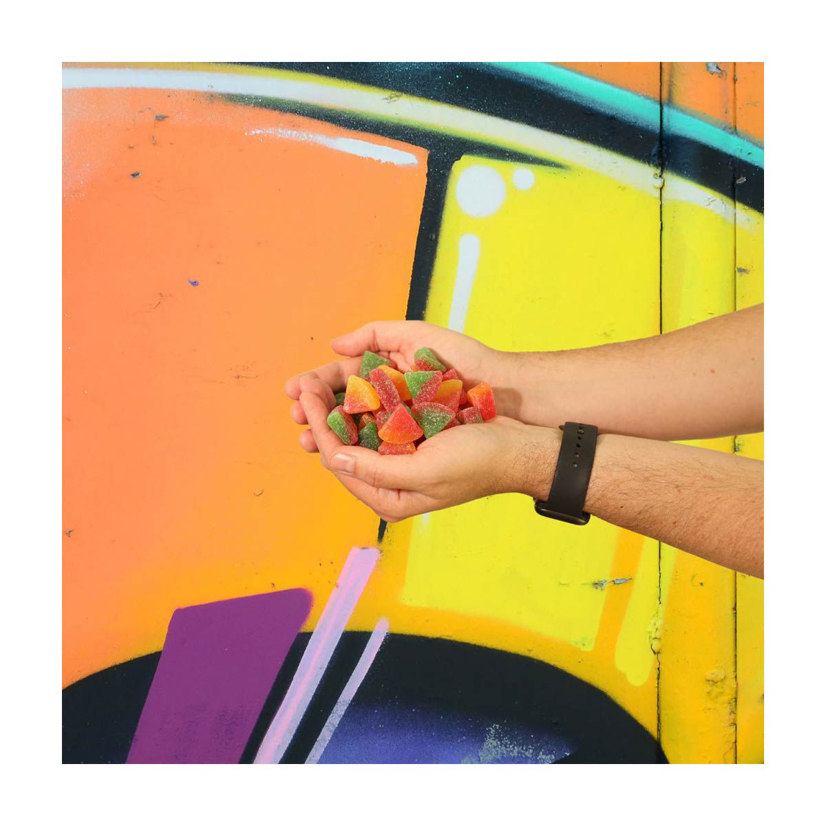 Warheads Uncomfortably Sour Chewy Candy Wedgies, 3.5 oz