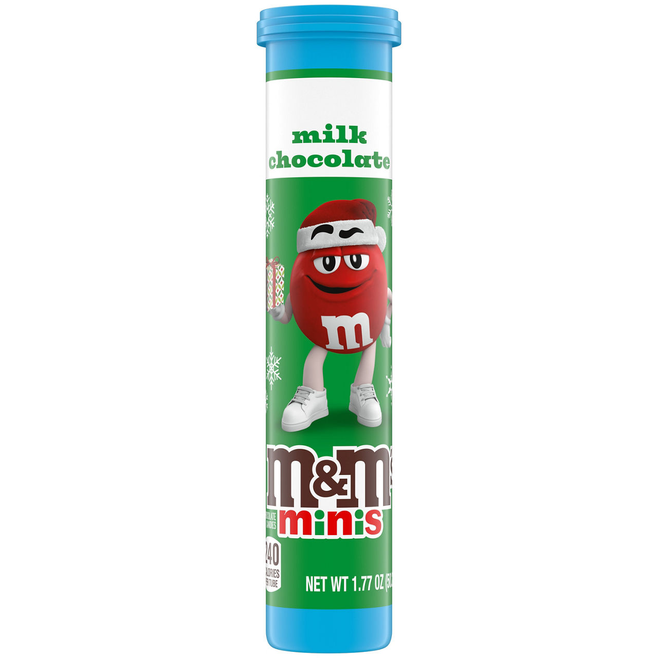 M&M's Minis Milk Chocolate Candies - Christmas Tube 1.77 oz — pOpshelf penny item