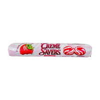 Creme Savers Hard Candy, Strawberries and Creme