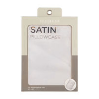 Belle Maison Satin Pillowcase, Gray