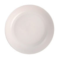 Ribbed Salad Plate, White, 8 in