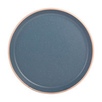Speckled Deep Rim Salad Plate, Blue, 8 in