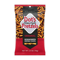 Dot’s Homestyle Pretzels, Original Seasoned Pretzel Twists, 2.5 oz