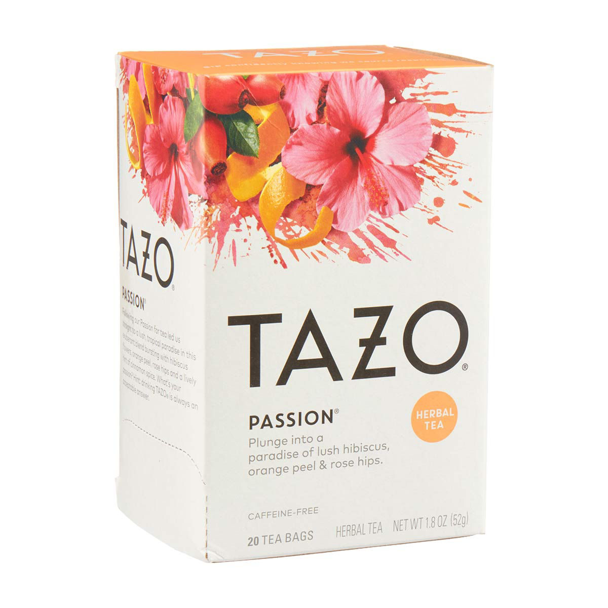 TAZO Tea Bags Passion Herbal Tea, 20 ct