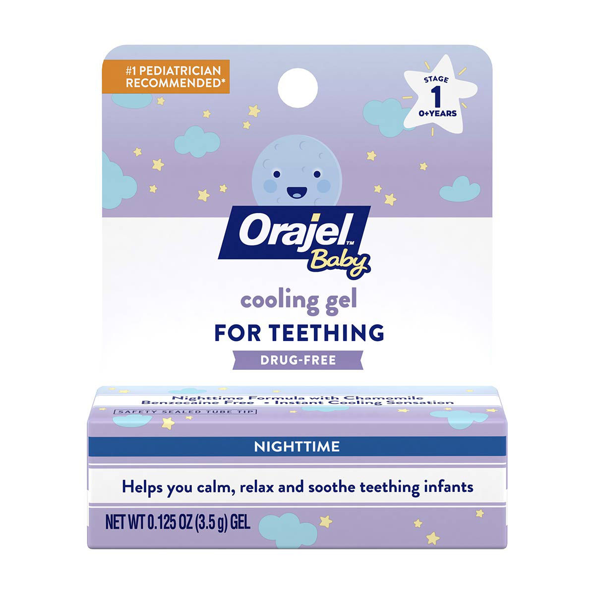 Orajel Nighttime Cooling Gel For Teething, Drug-Free, 0.125 oz — pOpshelf penny item