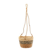 Hanging Woven Planter, 8 Inches