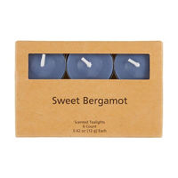 Scented Sweet Bergamot Tealight Candles, 0.42 oz each