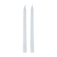 Unscented Twist Taper Candles, 3.5 oz - 2 ct