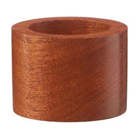 Table Décor Wooden Napkin Ring, Brown