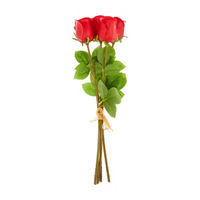 Artificial Rose Bush, Red