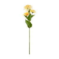 Artificial Dahlia Long Stem, Yellow