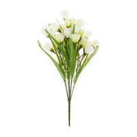 Artificial White Crocus Bush