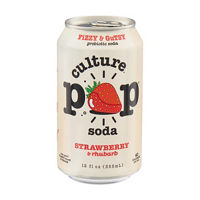 Culture Pop Soda, Strawberry & Rhubarb, 12 fl